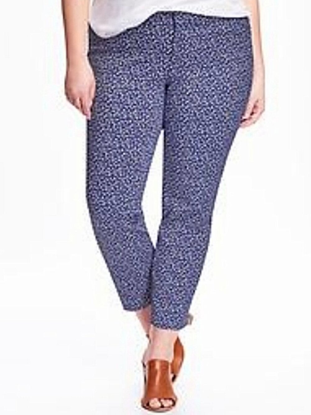 Old Navy Mid Rise Pixie Ankle Length Stretch Cotton Pant NEW- Sz. 18